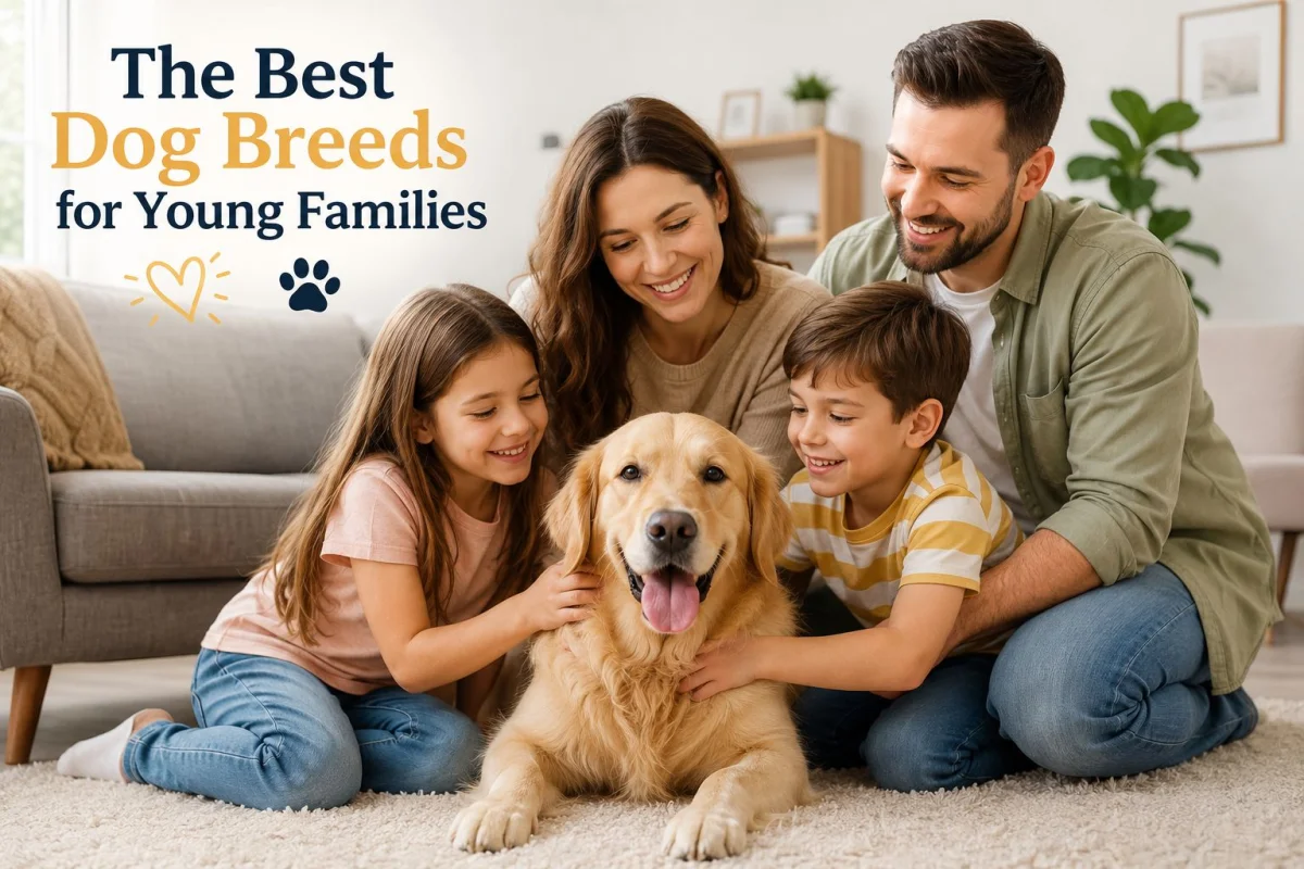 The Best Dog Breeds for Young Families 👨‍👩‍👧‍👦💛